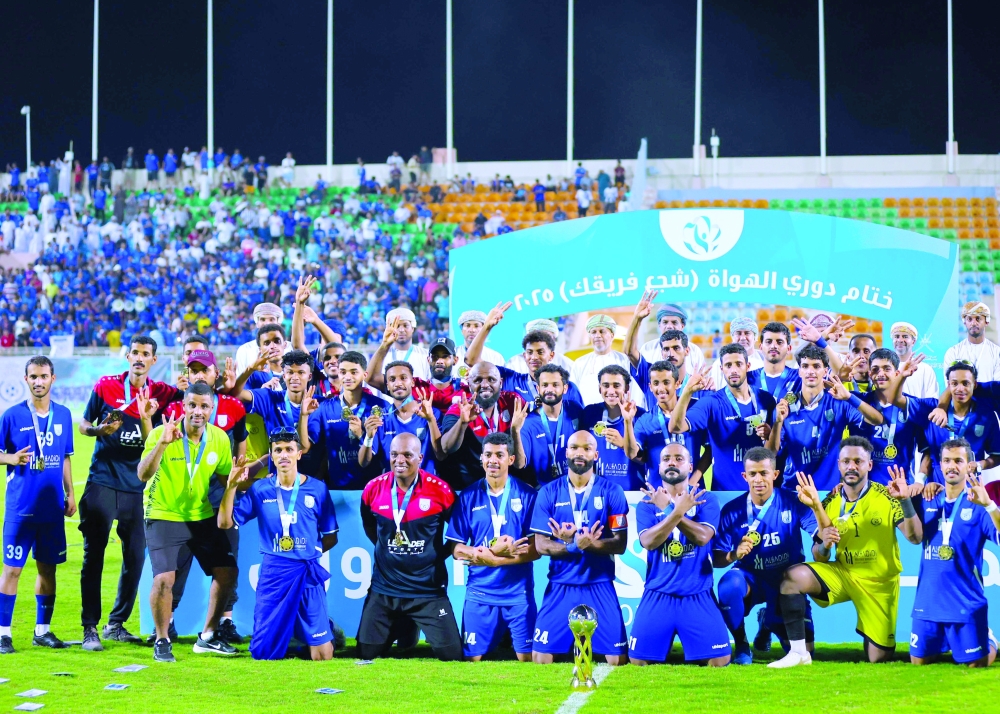 Itihad Daghmar team won the amateur teams football competition.
