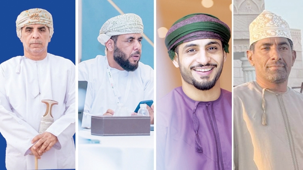 Hamdan al Mandhari , Mohammed al Subhi ,Sultan al Harrasi ,Abdullah al Majzi