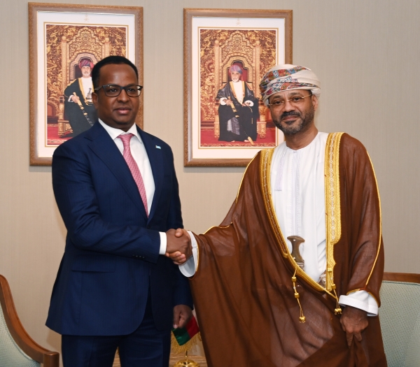 Sayyid Badr receives the FM of Somalia