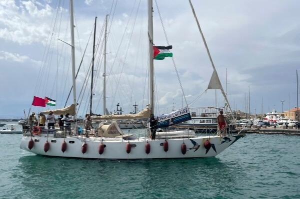 Gaza aid flotilla sets sail from Sicily