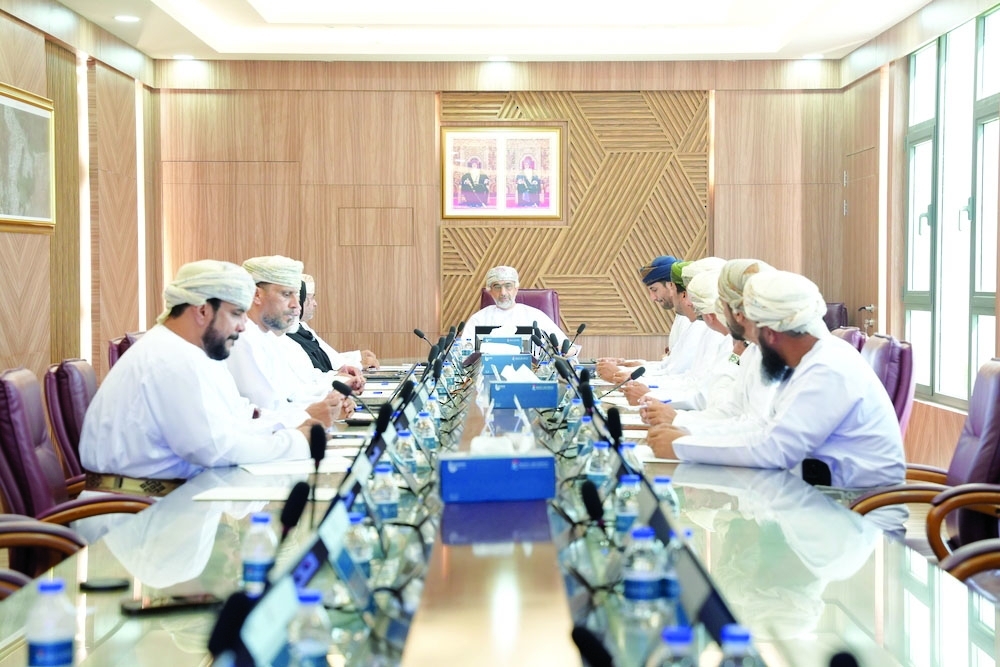 The council also examined a proposal for the rehabilitation of Al Shamikhiya Camel Racing Track. - ONA