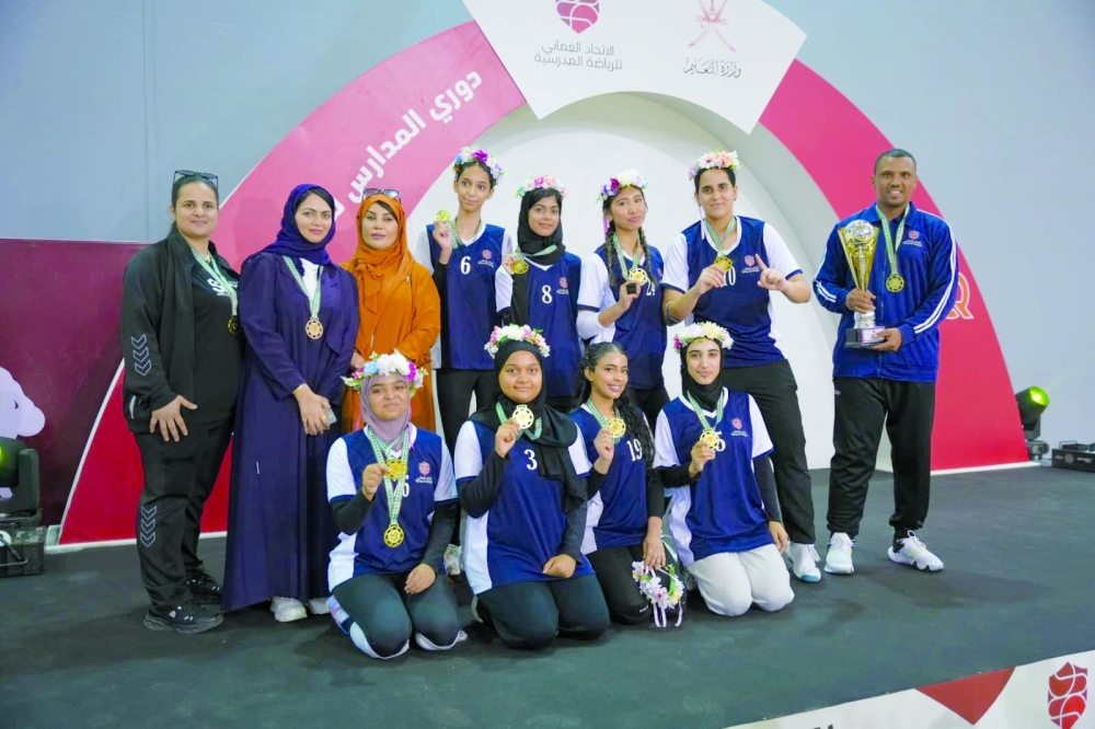 Muscat secured the volleyball title after a straight-set victory over North Al Sharqiyah in the final.