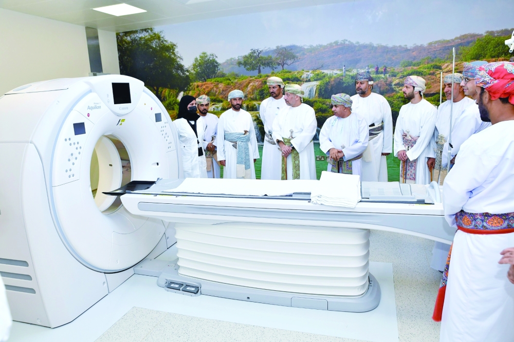 The hospital will have 54 inpatient beds and features a range of departments and modern facilities.