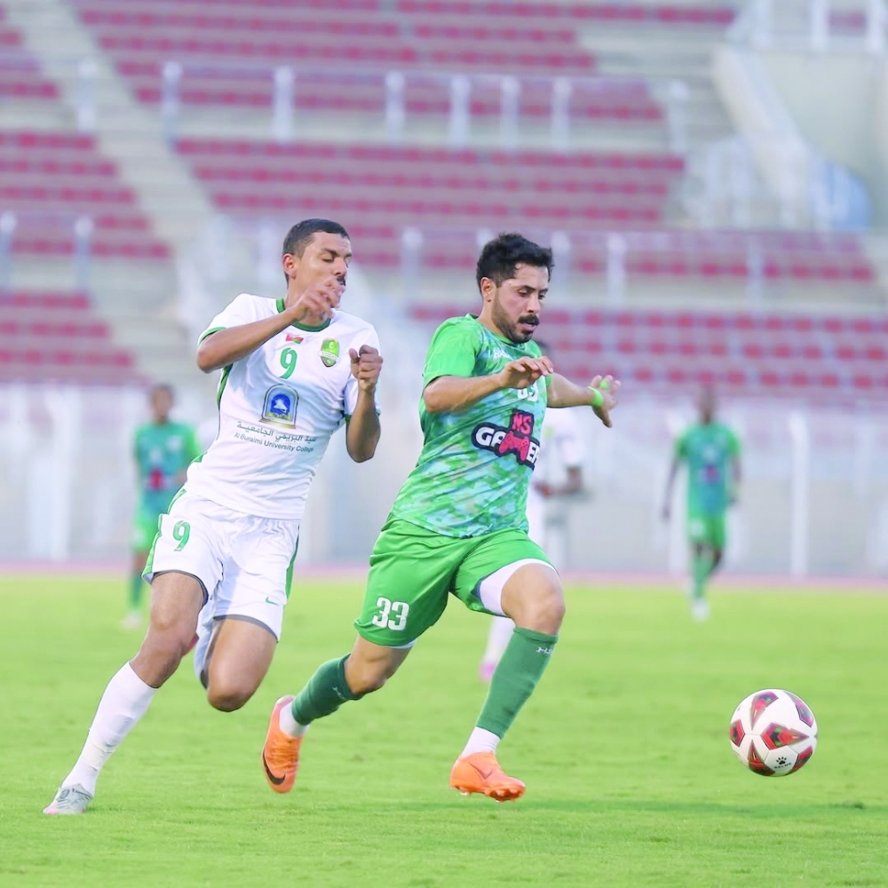 Mohammed Faraj’s second-half header earned Al Nahda a 1-0 victory over Samayil.