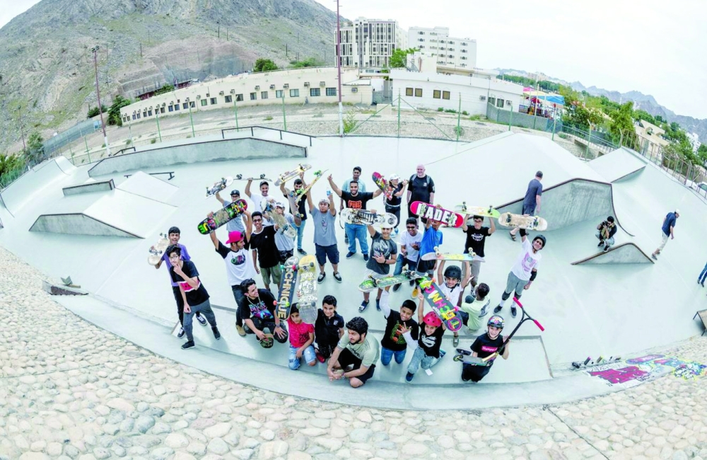 Oman Skate brought together Omanis and expatriates, teenagers and adults; and offered a controlled space to practice.