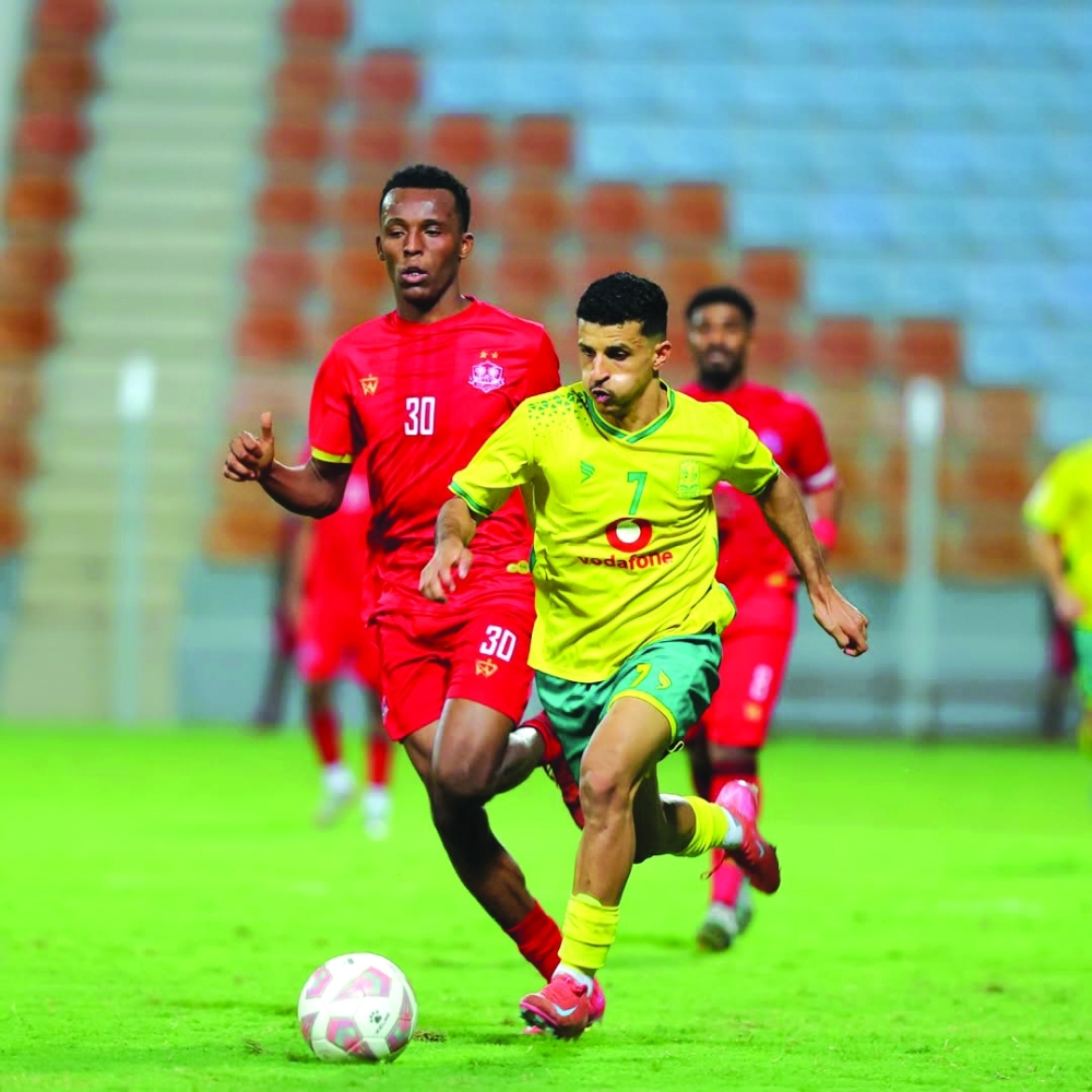 Action from Seeb’s 2-1 win over Dhofar in round 23 of the Jindal League.