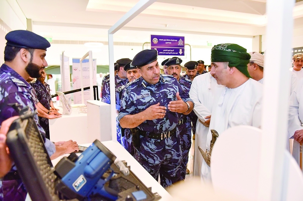 The ROP Command of South al Batinah also marked the inauguration of the traffic exhibition, held as part of the GCC Traffic Week 2026.