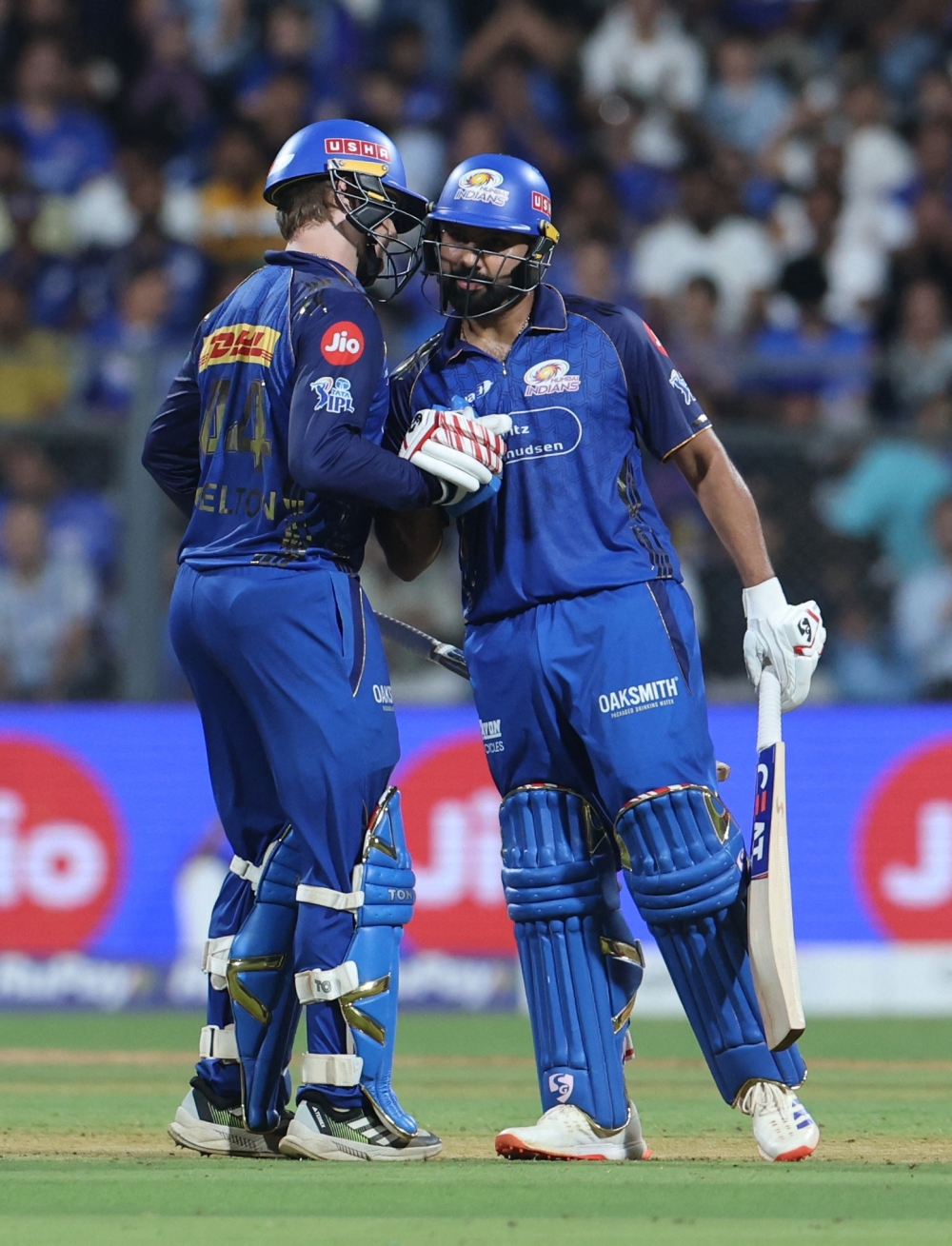 Rohit, Rickelton keep Mumbai in IPL playoff hunt