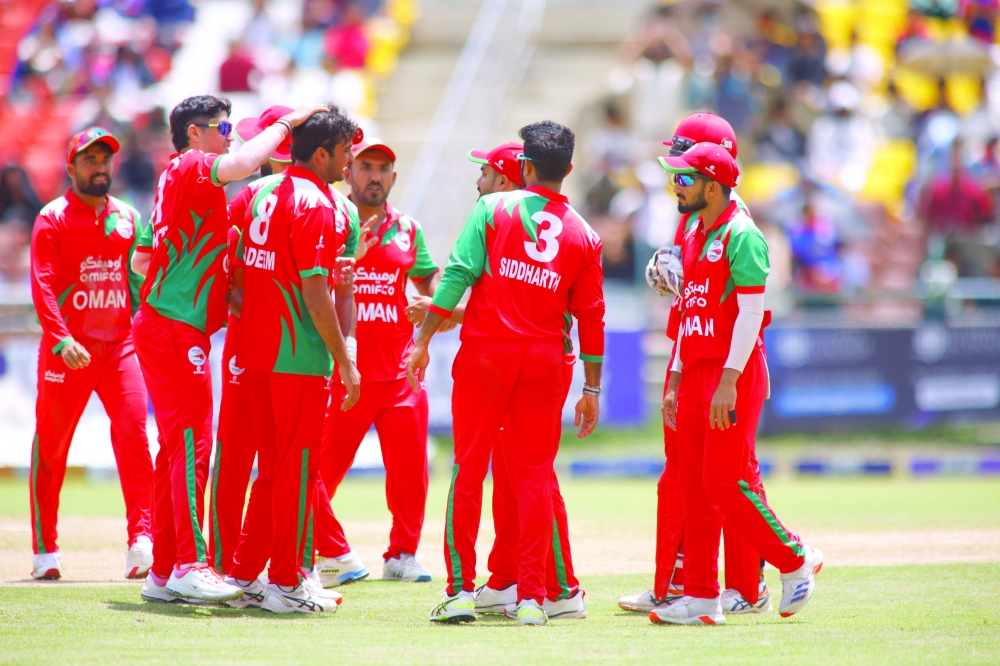 Oman have 31 points from 28 matches, while the USA top the table with 36 from 24 games.