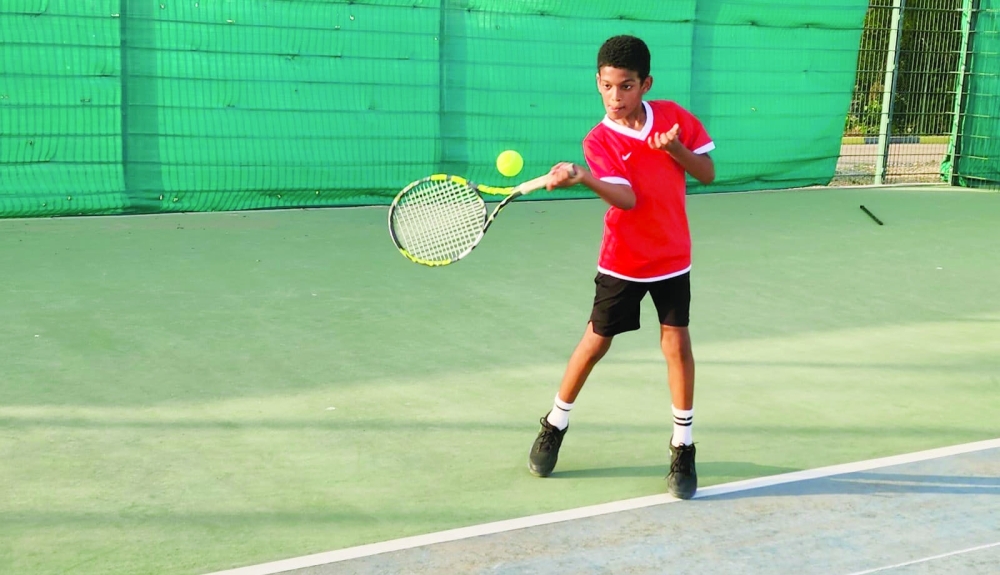 In another Under-12 girls match, Serena defeated Jocelyan 9-5 to reach the final, where she was joined by Salama, who advanced after beating Sarah al Maskari 9-0.