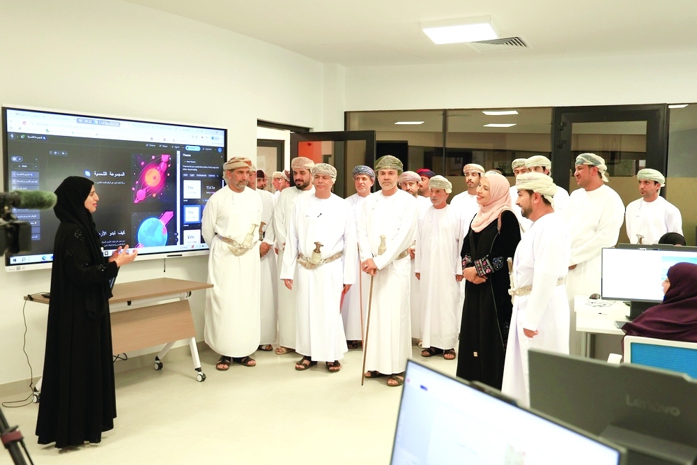 Dr Madeeha bint Ahmed al Shaibani, Minister of Education, graced the opening of the Al Buraimi Science and Innovation Centre. - ONA