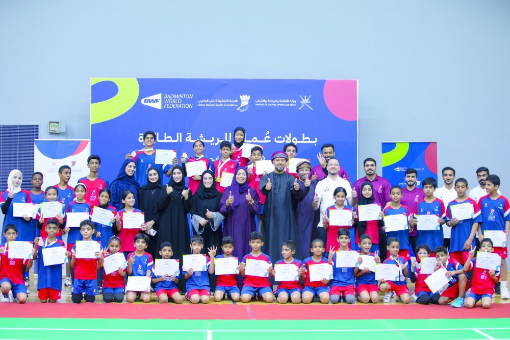 The Athletes Development Centres Badminton Championship brought together 39 boys and girls from different training centres. —  Abdulwahid al Hamadani