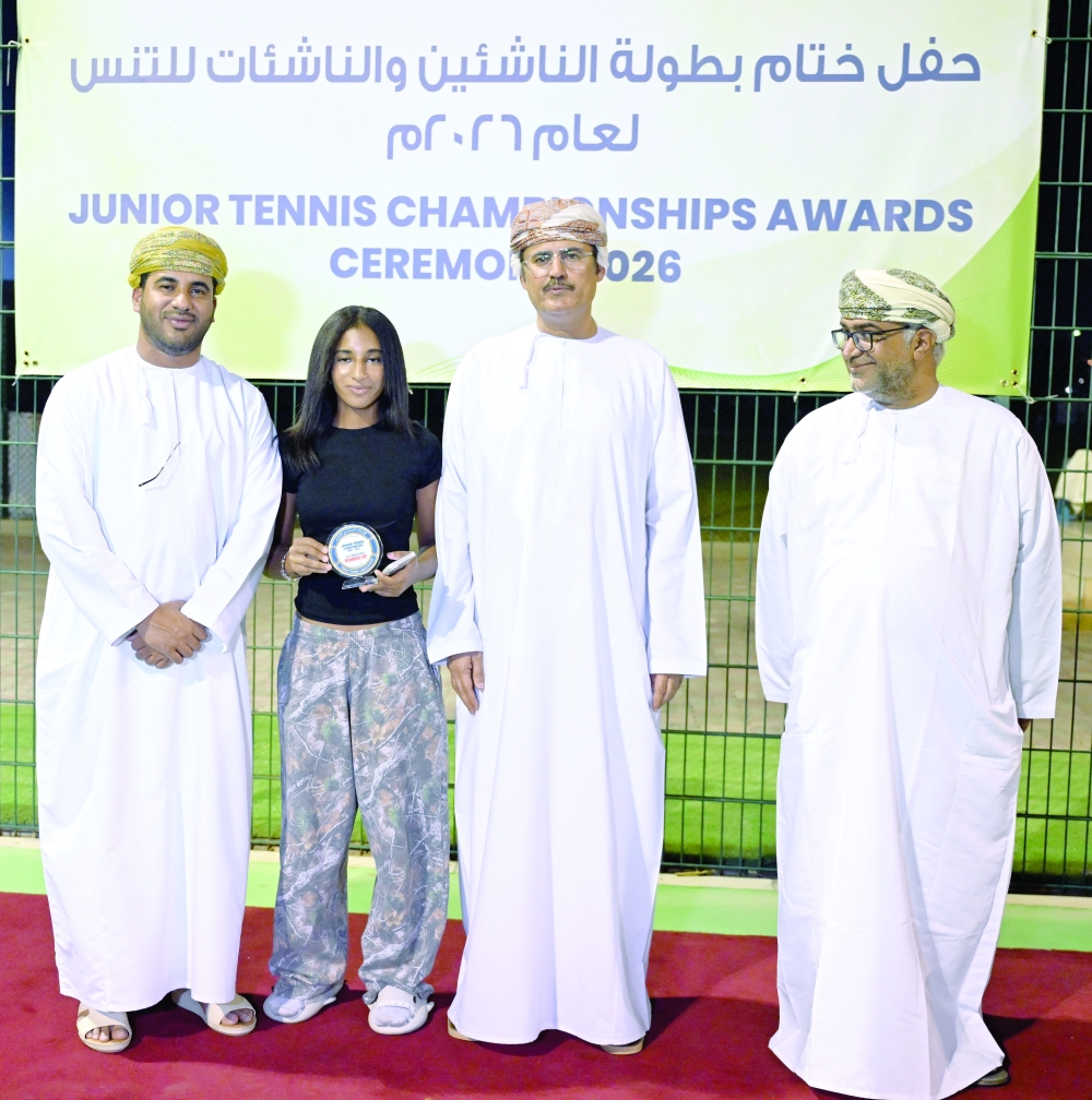 Talya al Busaidy took first place in the under-14 girls category.
