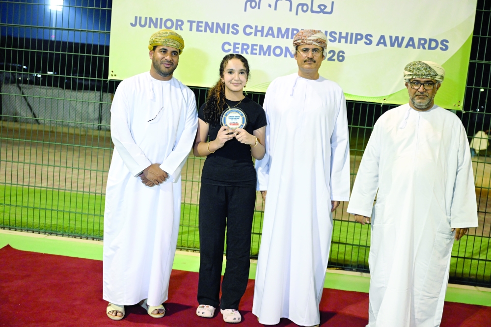 In under-18 girls category, Areen al Zakwani claimed first place.