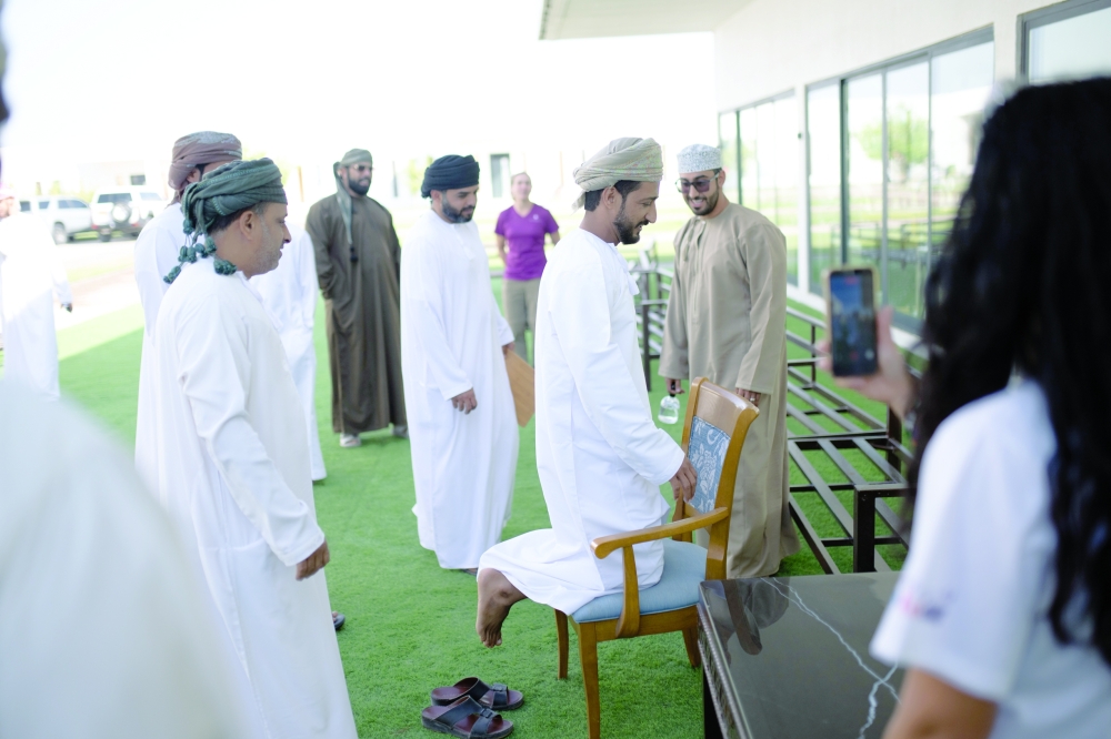 Omani crew undergo emergency response drills under the guidance of Dr Natalie Taylor, simulating real-life situations in the remote desert environment of Bidiyah