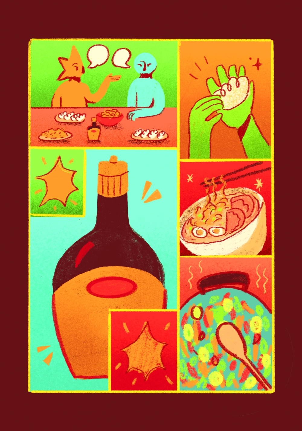 Narayanan says storytelling and emotion play a central role in her illustration process.