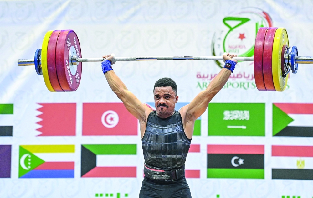 Elyas al Busaidy in action.