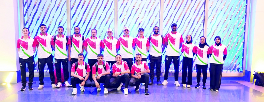 The Oman athletics team.