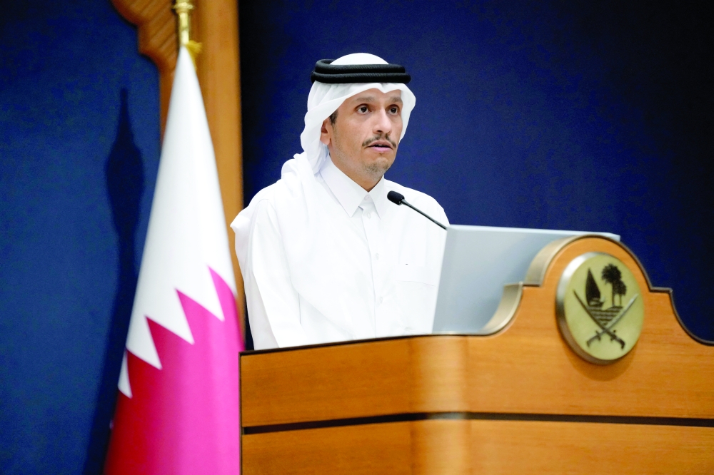 Shaikh Mohammed bin Abdulrahman al Thani.