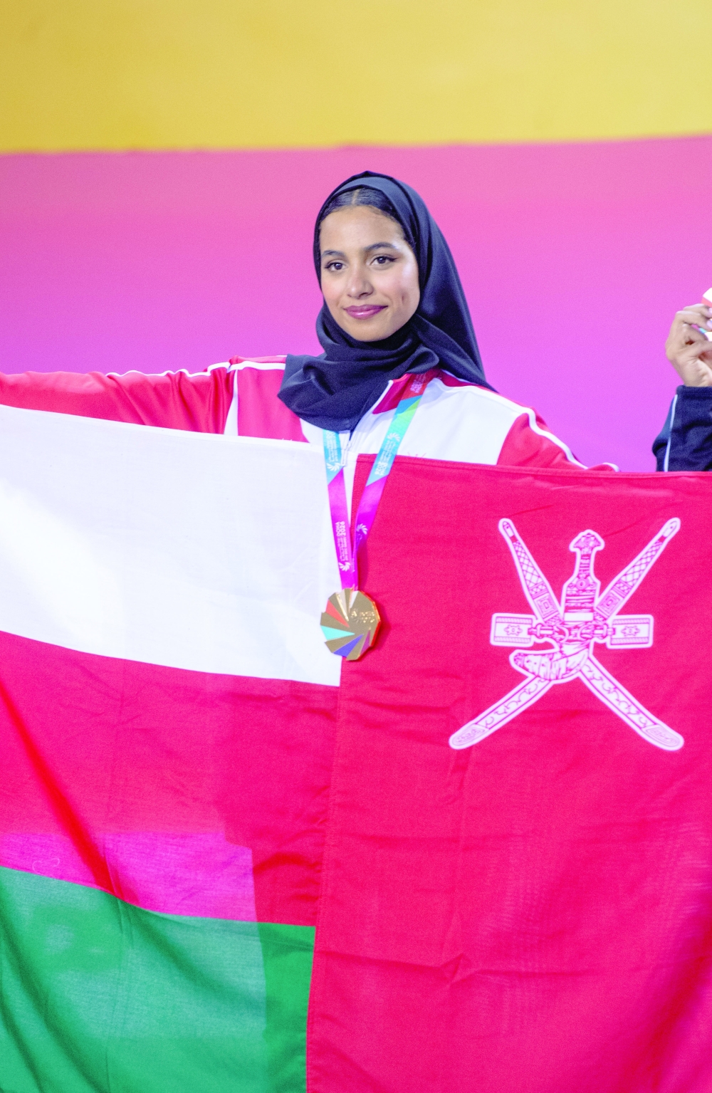 Israa al Siyabi bagged her second gold in the Games.