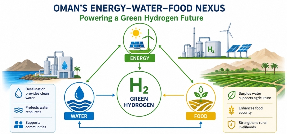 Oman’s early adoption of integrated resource governance may ultimately prove more valuable than its renewable energy potential alone.