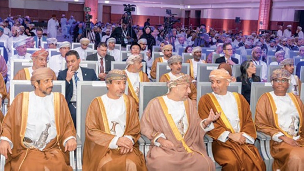 Government dignitaries at the opening of Oman Sustainability Week 2026.