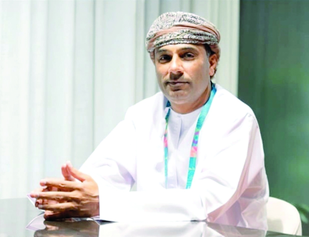 Moosa bin Khamis al Balushi President of the Handball association. — Ammar al Musafir
