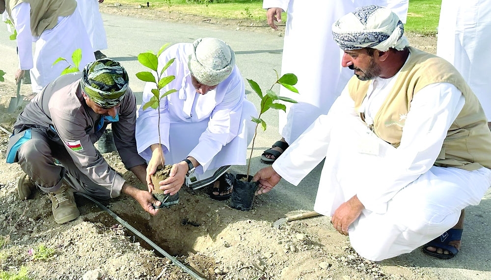 The programme included planting a number of native and fruit-bearing saplings. - ONA