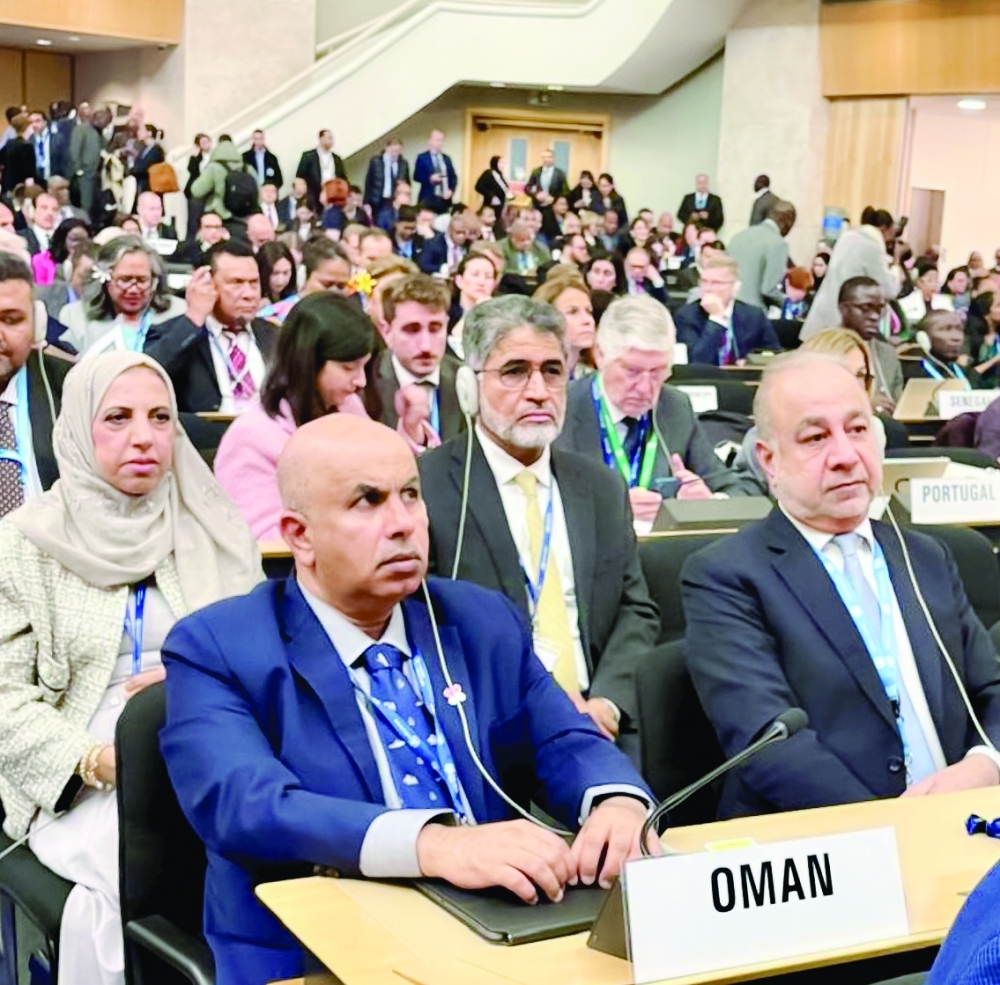 The Sultanate of Oman’s delegation to the meeting is headed by Dr Hilal bin Ali al Sabti, Minister of Health. - ONA