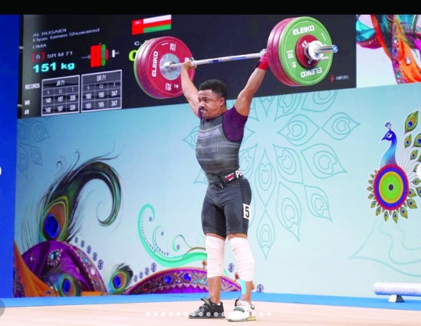Oman weightlifters conclude participation at Asian Championship in India