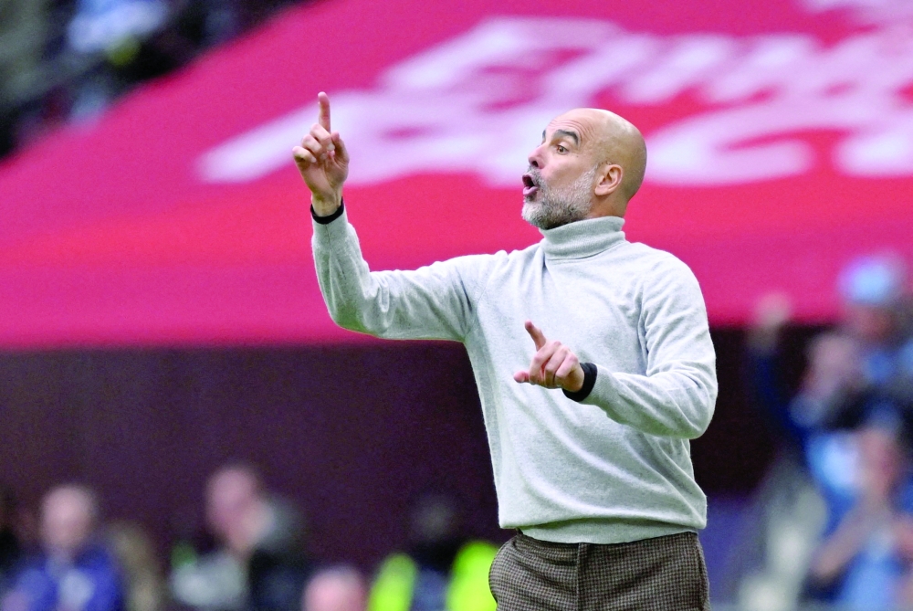Manchester City manager Pep Guardiola.