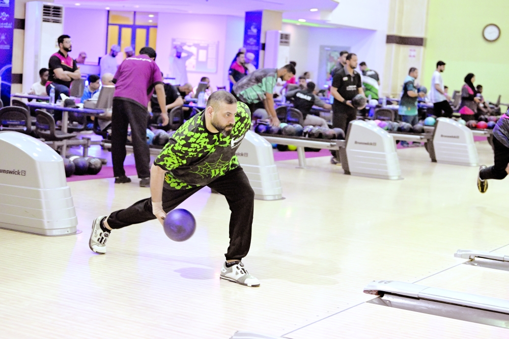 Participants compete during the Oman Bowling Committee’s May Bowling Championship at Seeb Bowling Centre. — Abdulwahid al Hamadani

