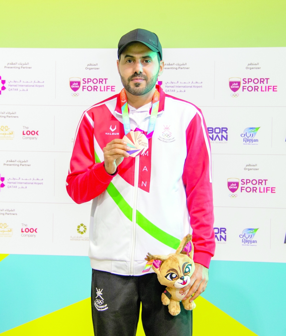Shooter Salim bin Talib al Hinai claimed bronze.