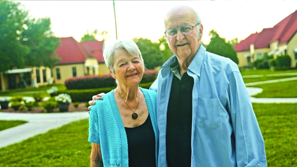 Louise Thoms, daughter of 'Dakhtar Thoms' with her husband Dr. David Dickson, author of Dr. Thoms’ biography. 
