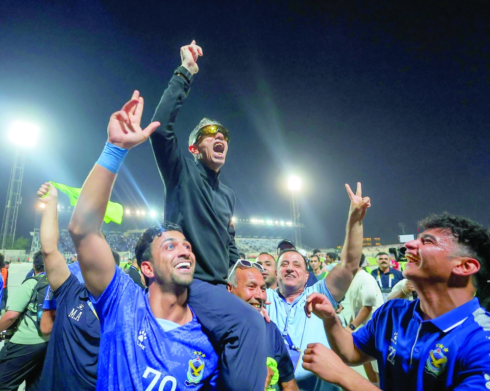 Omani coach Rasheed Jaber guided Iraq’s Al Quwa Al Jawiya to the Iraq Stars League title.