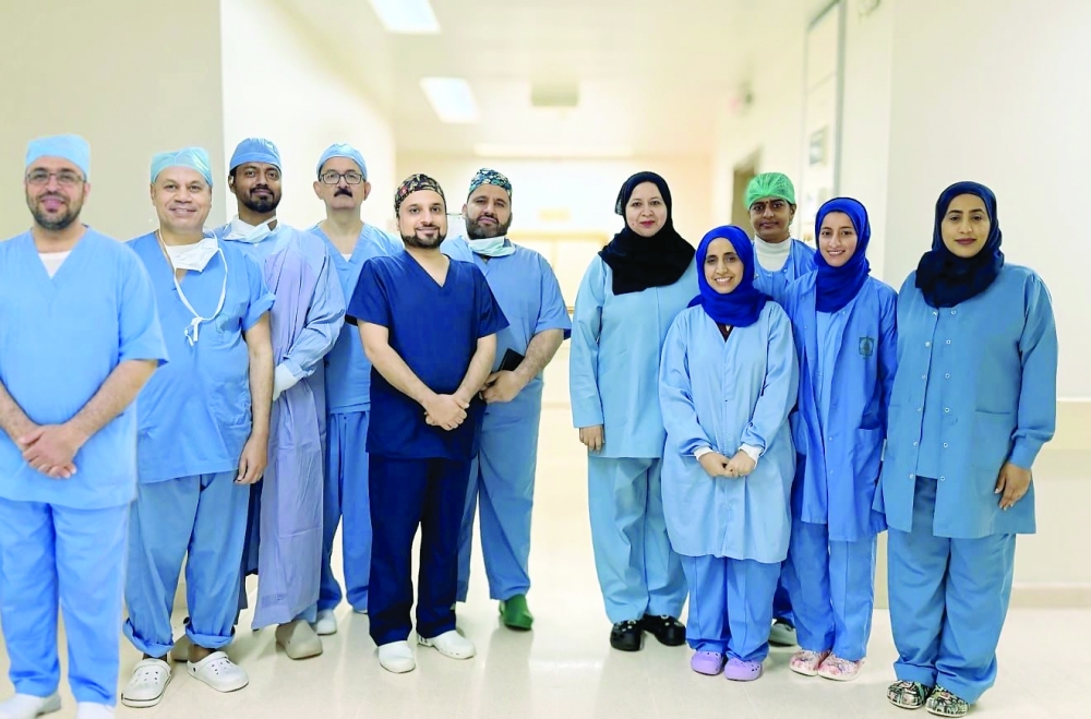 The multi-specialty medical team at Al Nahdha Hospital.