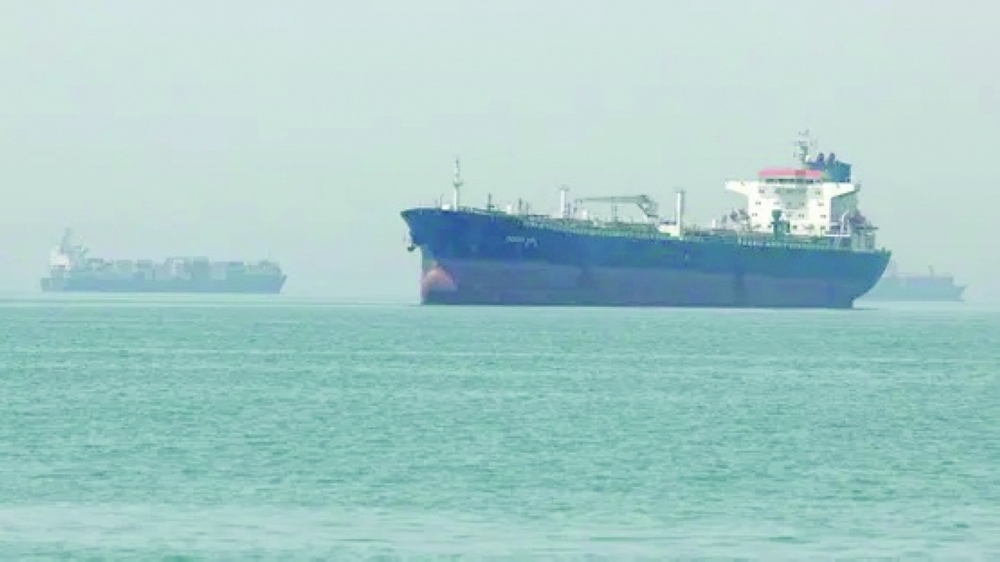 Vessels are seen in the Strait of Hormuz, Iran. — Reuters