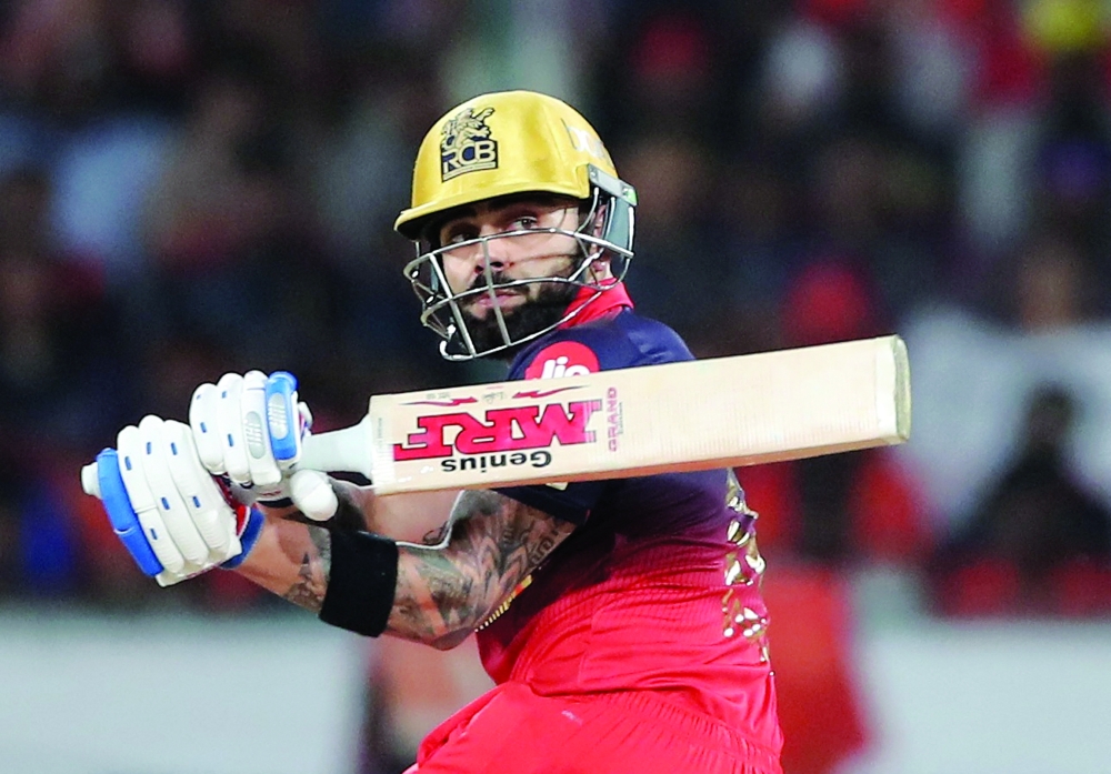Royal Challengers Bengaluru's Virat Kohli in action. — Reuters