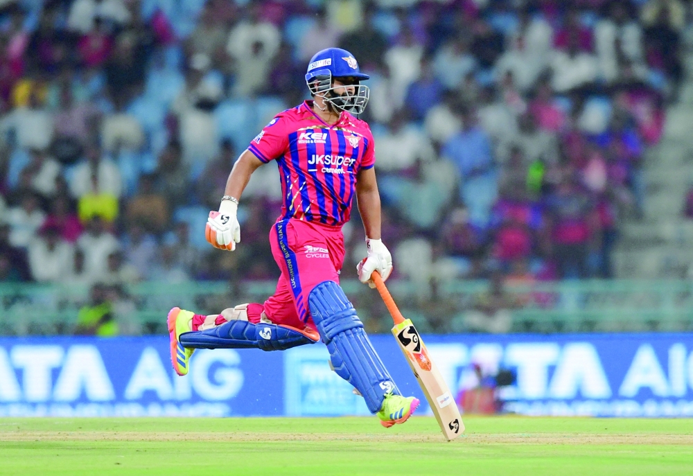 Lucknow Super Giants' Rishabh Pant in action during the IPL match against Punjab Kings in Lucknow on May 23. — Reuters 