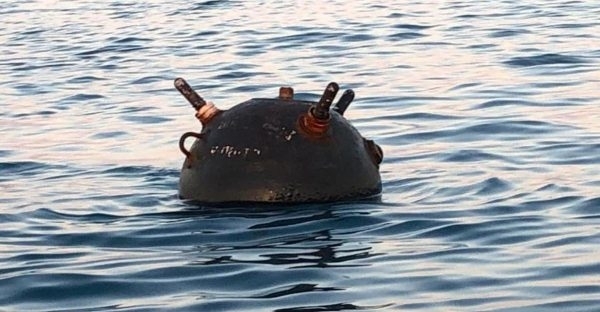 Oman's MSC warns of a sea mine in Hormuz