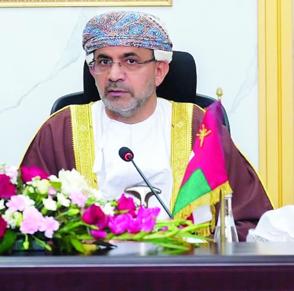 Dr Saud bin Hamoud al Habsi, Minister of Agriculture, Fisheries and Water Resources.