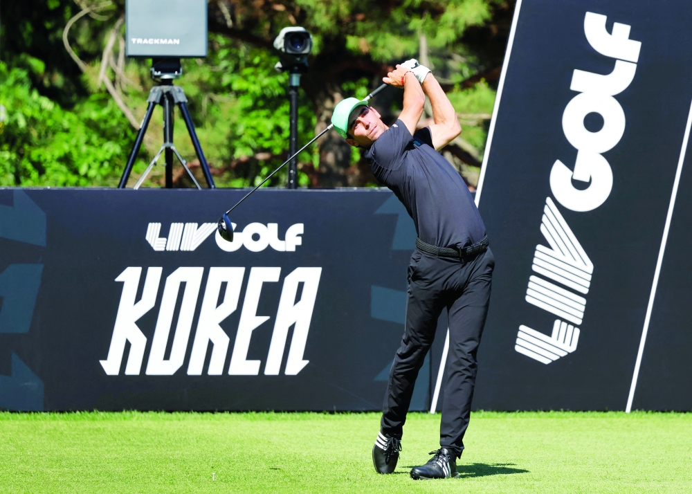 Torque GC's Joaquin Niemann in action during the fourth round. — Reuters