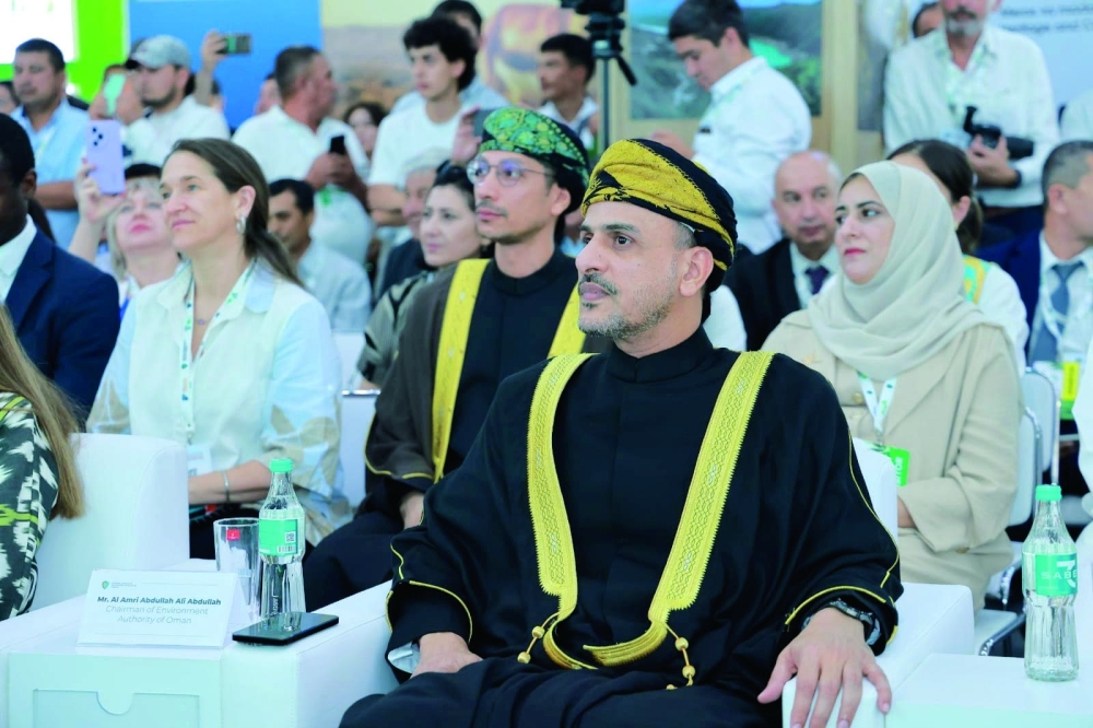 Oman was represented by Dr Abdullah Ali al Amri, Chairman of the Environment Authority. - ONA