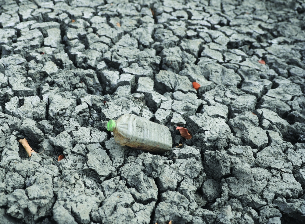 A view of cracked ground at a dam, as Zimbabwe is experiencing an El Nino-induced drought, resulting in malnutrition among children under the age of five, pregnant women and adolescents, in Mudzi, Zimbabwe. — Reuters file photo