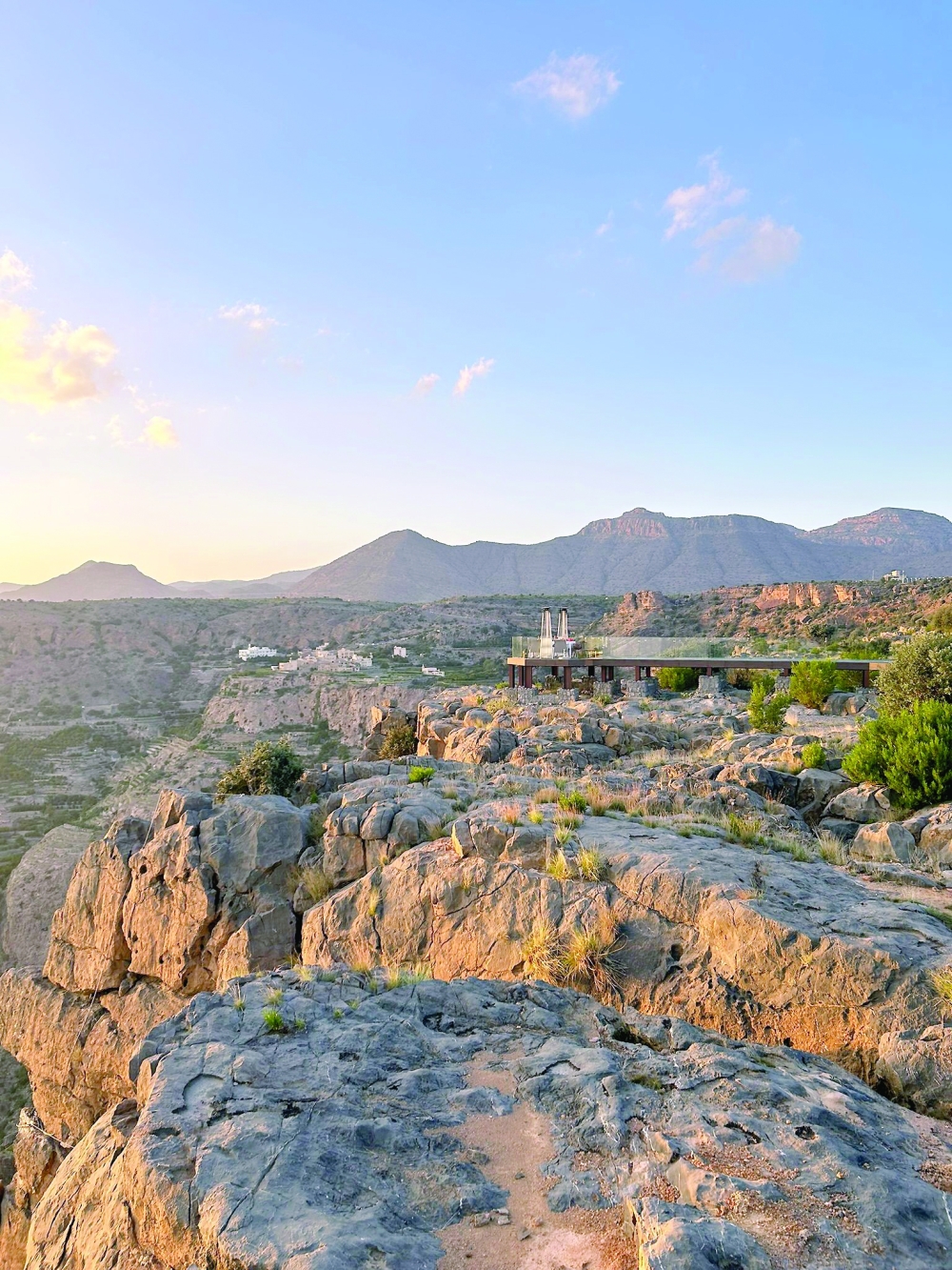 Scenic views of Al Jabal Al Akhdhar