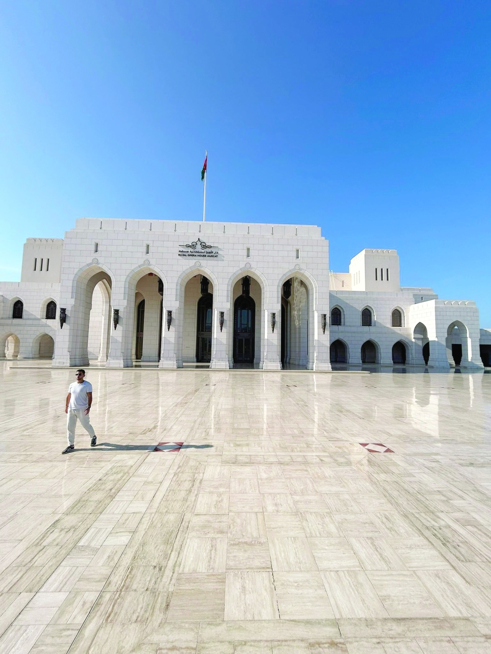 Royal Opera House Muscat designed in a blend of contemporary Omani and Islamic architectural styles