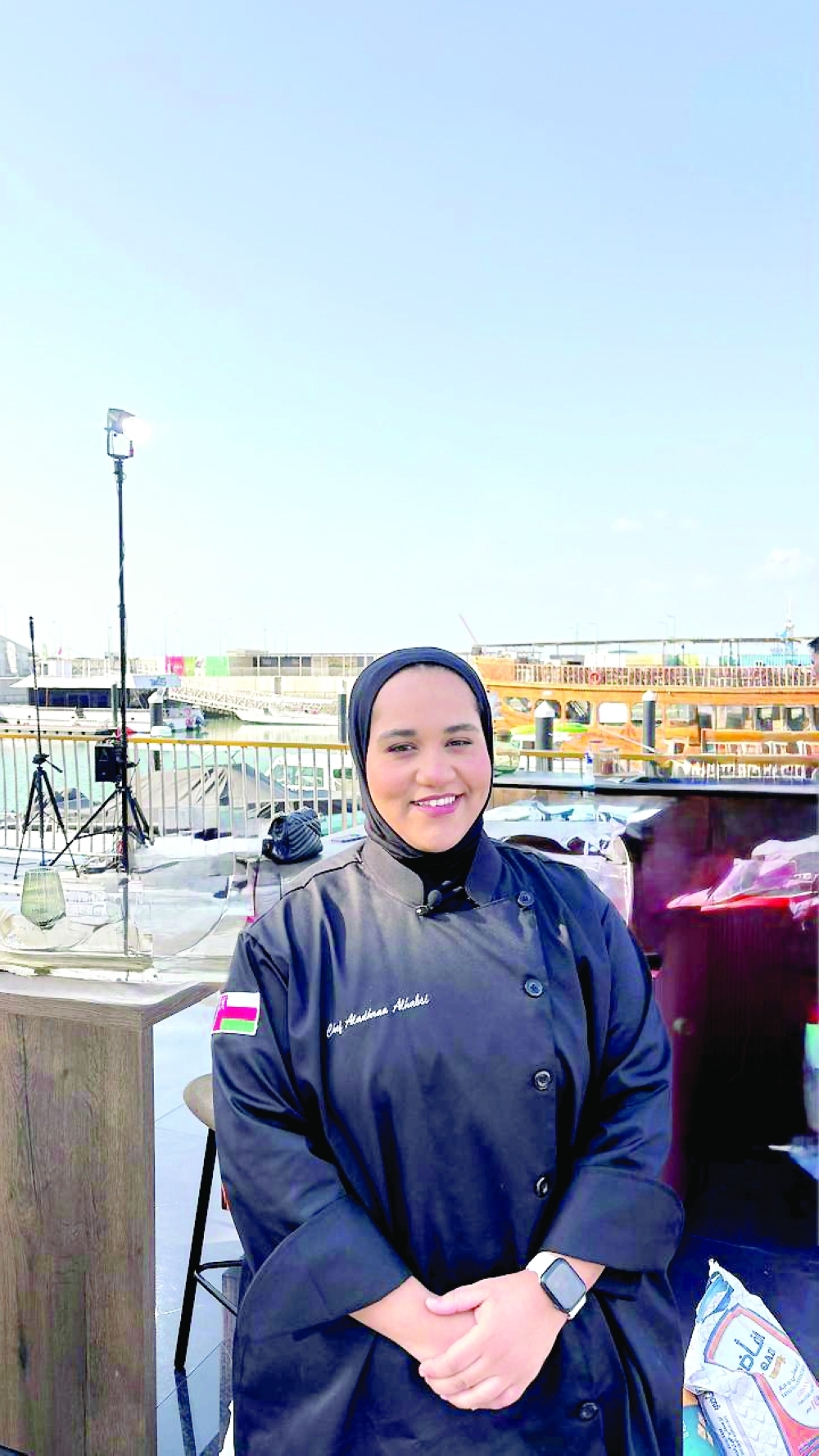 Aladhrhaa al Habsi, promising young Omani female chef