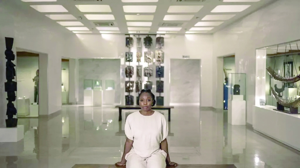 Tinuke Odunfa, the interior designer of the gallery, aimed to modernise the space and present Nigerian history in an 'immersive' environment. — AFP