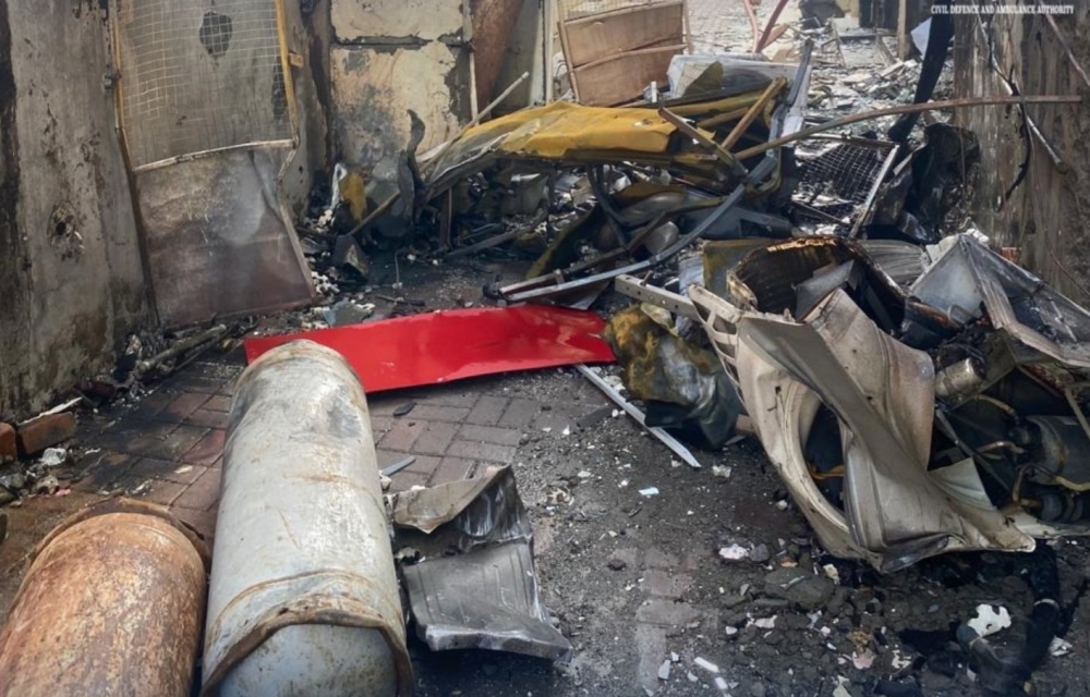Two seriously injured in Al Amerat restaurant fire following