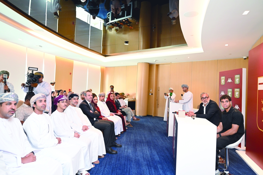 Al Kharousi marks a new milestone for Omani football. — Abdulwahid al Hamadani 